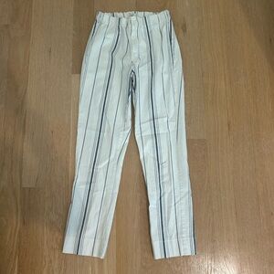 Brandy Melville blue and white striped Tilden pants